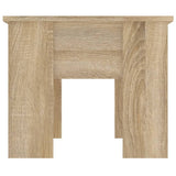Coffee Table Sonoma Oak 79x49x41 cm Engineered Wood - Top-Down View