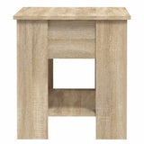 Coffee Table Sonoma Oak 101x49x52 cm Engineered Wood - Rear View