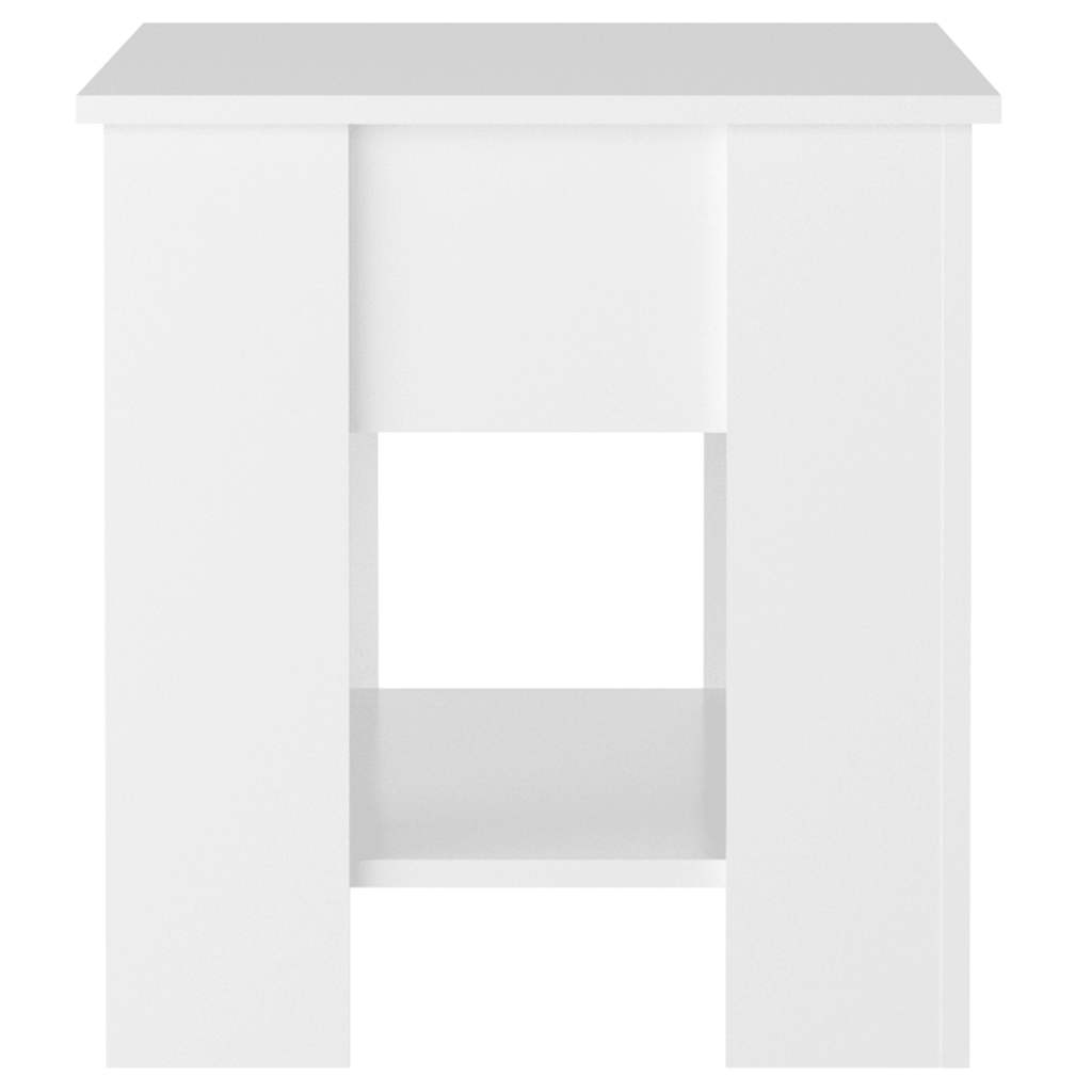 Coffee Table High Gloss White 101x49x52 cm Engineered Wood