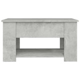 Coffee Table Concrete Grey 79x49x41 cm Engineered Wood