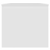 Coffee Table White 102x50.5x46.5 cm Engineered Wood