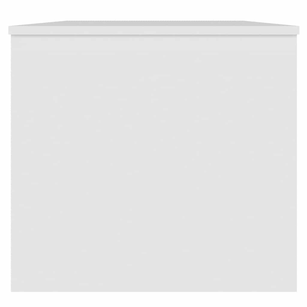 Coffee Table White 102x50.5x46.5 cm Engineered Wood