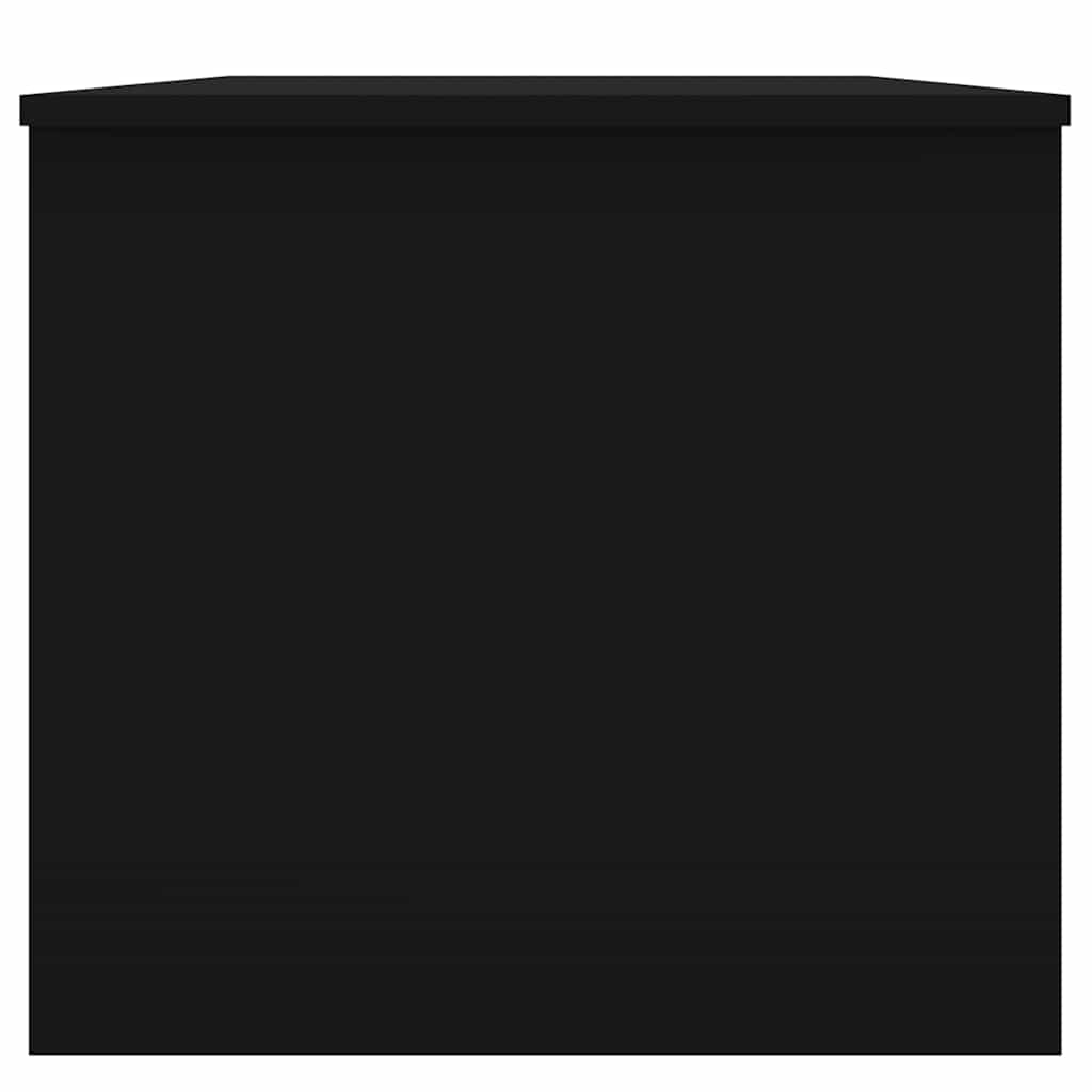 Coffee Table Black 102x50.5x46.5 cm Engineered Wood