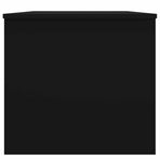 Coffee Table Black 102x50.5x46.5 cm Engineered Wood