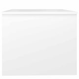Coffee Table White 80x50x42.5 cm Engineered Wood