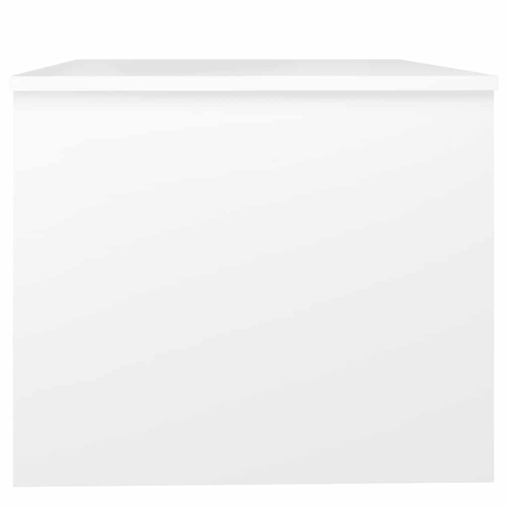 Coffee Table White 80x50x42.5 cm Engineered Wood