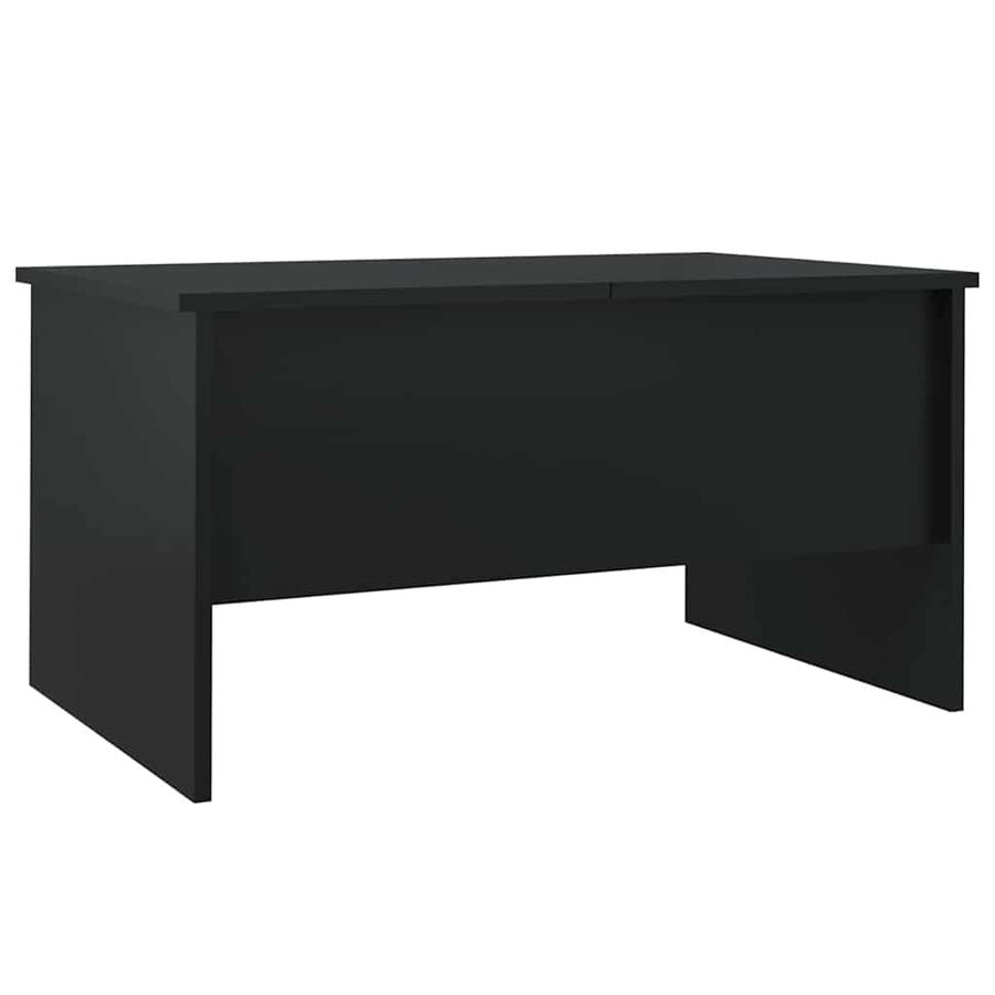 Coffee Table Black 80x50x42.5 cm Engineered Wood