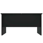Coffee Table Black 80x50x42.5 cm Engineered Wood