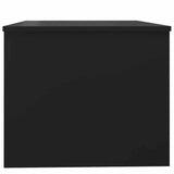 Coffee Table Black 80x50x42.5 cm Engineered Wood - Close-Up Angle