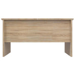 Coffee Table Sonoma Oak 80x50x42.5 cm Engineered Wood
