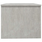 Coffee Table Concrete Grey 80x50x42.5 cm Engineered Wood