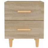Bed Cabinets 2 pcs Sonoma Oak 40x35x47.5 cm - Side View