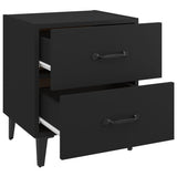 Bedside Cabinet Black 40x35x47.5 cm - 45-Degree Angle