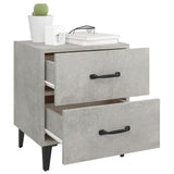 Bedside Cabinets 2 pcs Concrete Grey 40x35x47.5 cm