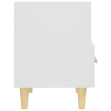 Bedside Cabinets 2 pcs White 40x35x47 cm - Close-Up Angle