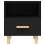 Bedside Cabinets 2 pcs Black 40x35x47 cm