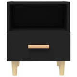 Bedside Cabinets 2 pcs Black 40x35x47 cm - Top-Down View