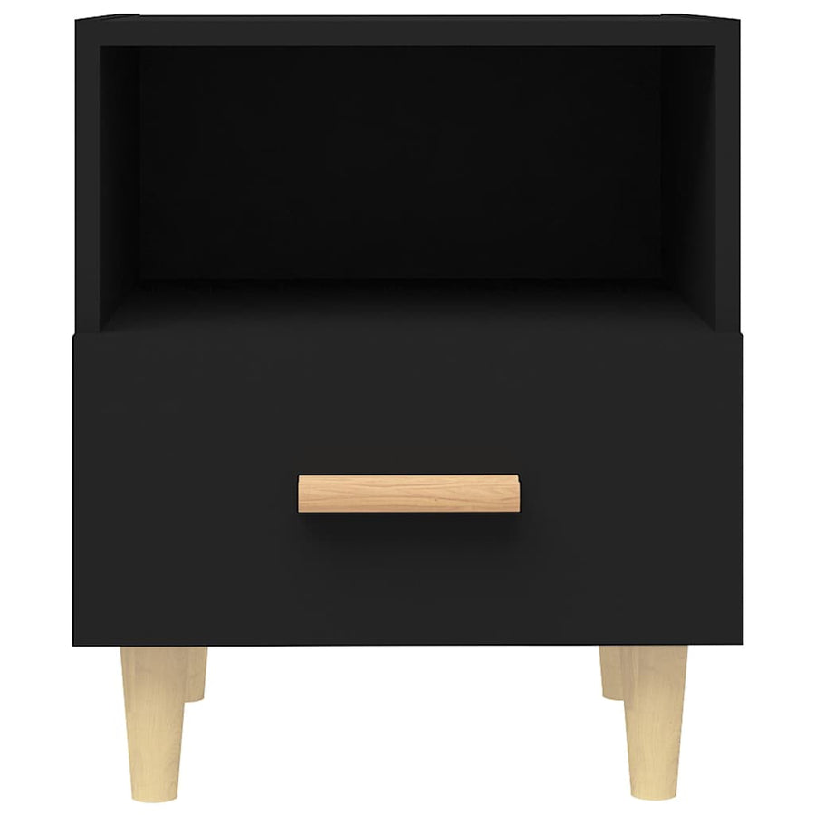 Bedside Cabinets 2 pcs Black 40x35x47 cm