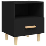 Bedside Cabinets 2 pcs Black 40x35x47 cm