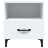 Bedside Cabinets 2 pcs White Engineered Wood