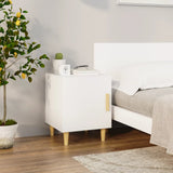 Bedside Cabinets 2 pcs White Engineered Wood - Extra Image