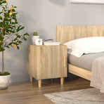 Bedside Cabinet Sonoma Oak Engineered Wood