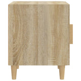 Bedside Cabinets 2 pcs Sonoma Oak Engineered Wood - 45-Degree Angle