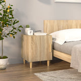 Bedside Cabinets 2 pcs Sonoma Oak Engineered Wood - Extra Image