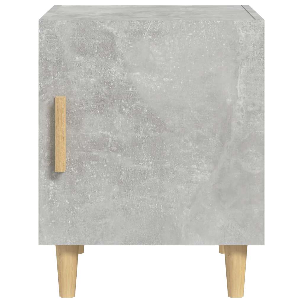 Bedside Cabinets 2 pcs Concrete Grey Engineered Wood