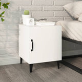 Bedside Cabinets 2 pcs White Engineered Wood - Extra Image