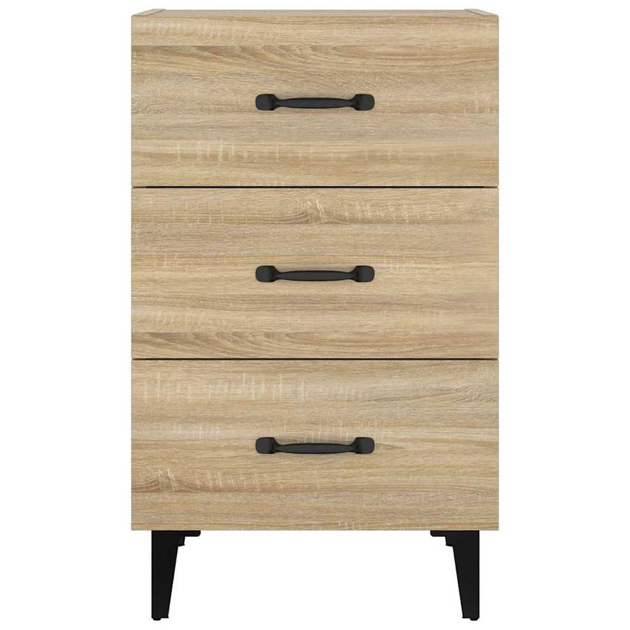 Bedside Cabinet Sonoma Oak 40x40x66 cm Engineered Wood