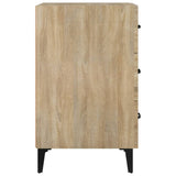 Bedside Cabinet Sonoma Oak 40x40x66 cm Engineered Wood - Top-Down View