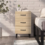 Bedside Cabinet Sonoma Oak 40x40x66 cm Engineered Wood - Close-Up Angle