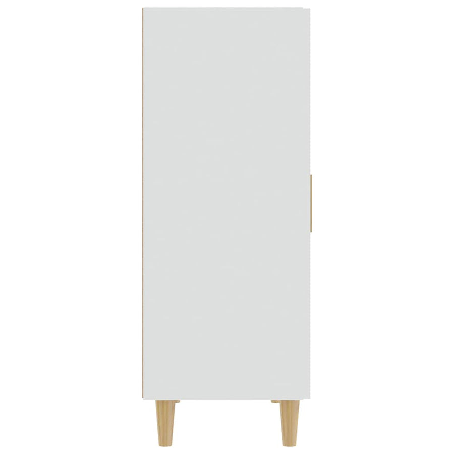 Sideboard White 70x34x90 cm Engineered Wood