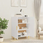 Sideboard White 70x34x90 cm Engineered Wood