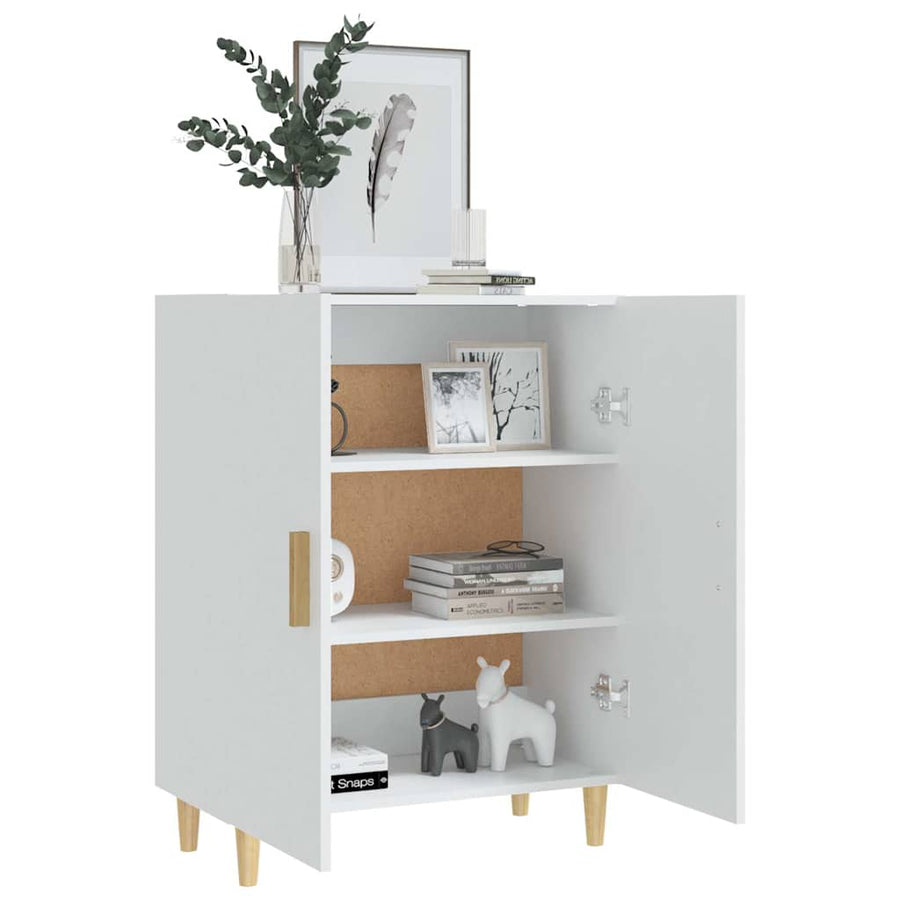 Sideboard White 70x34x90 cm Engineered Wood