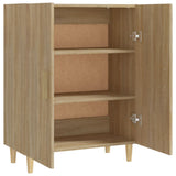 Sideboard Sonoma Oak 70x34x90 cm Engineered Wood - 45-Degree Angle