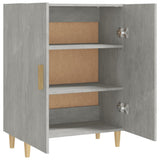 Sideboard Concrete Grey 70x34x90 cm Engineered Wood - 45-Degree Angle