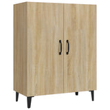 Sideboard Sonoma Oak 70x34x90 cm Engineered Wood - Front View