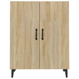 Sideboard Sonoma Oak 70x34x90 cm Engineered Wood - Side View