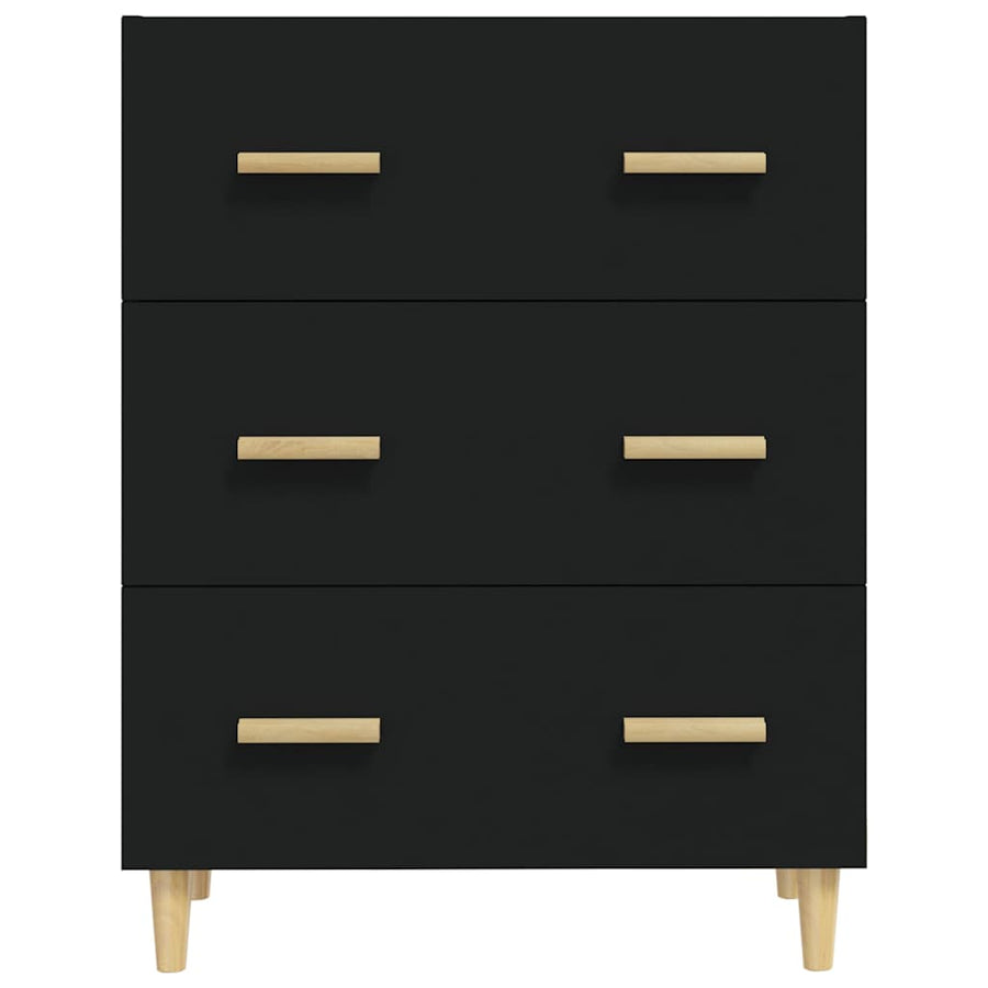 Sideboard Black 70x34x90 cm Engineered Wood