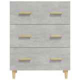 Sideboard Concrete Grey 70x34x90 cm Engineered Wood