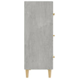 Sideboard Concrete Grey 70x34x90 cm Engineered Wood