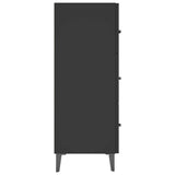 Sideboard Black 69.5x34x90 cm Engineered Wood