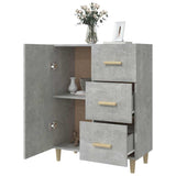 Sideboard Concerte Grey 69.5x34x90 cm Engineered Wood
