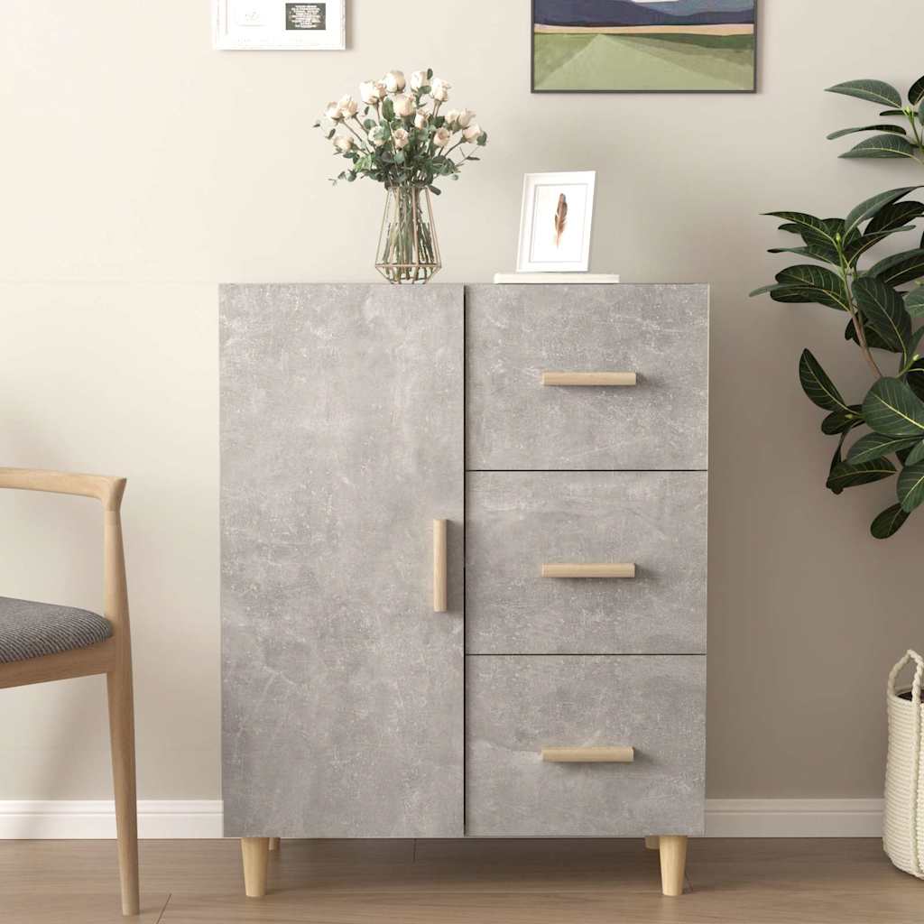 Sideboard Concerte Grey 69.5x34x90 cm Engineered Wood