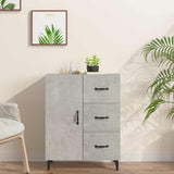 Sideboard Concrete Grey 69.5x34x90 cm Engineered Wood