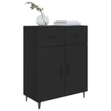 Sideboard Black 69.5x34x90 cm Engineered Wood - Top-Down View