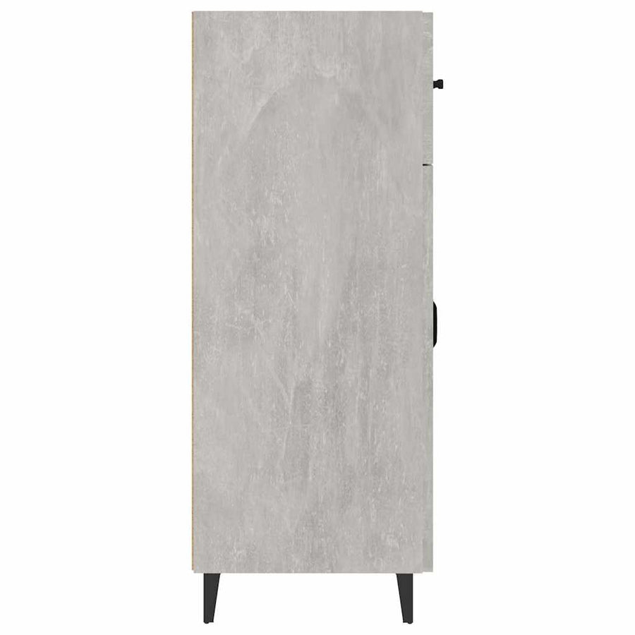 Sideboard Concrete Grey 69.5x34x90 cm Engineered Wood