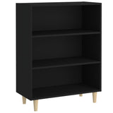 Sideboard Black 69.5x32.5x90 cm Engineered Wood